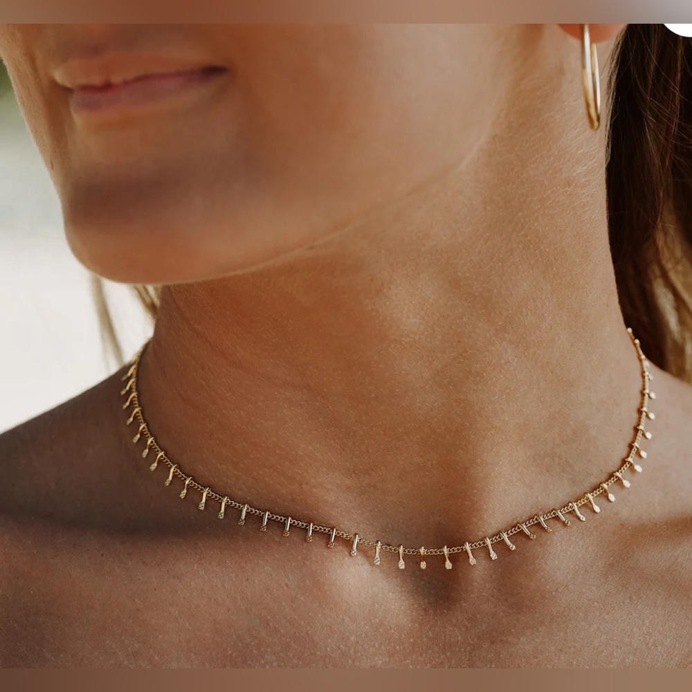 Atolea 18k Gold Plated Choker